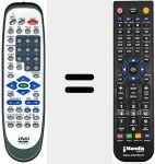 Ersatzfernbedienung f&uuml;r REMCON1148